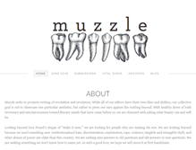 Tablet Screenshot of muzzlemagazine.com